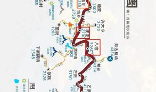 川藏线318国道路线图
